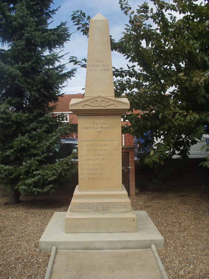 Blaxton Parish Council - War Memorial